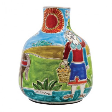 sicilian Vase DS VS520DDS de simone pottery sicilian Vase DS VS520DDS de simone pottery